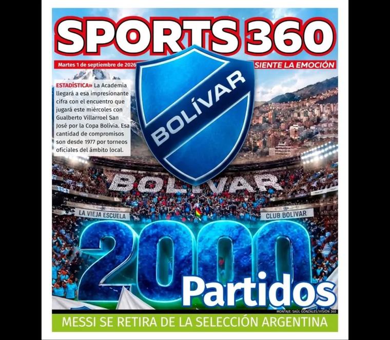 Bolívar disputará ante Gualberto Villarroel San José su partido número 2.000 desde 1977