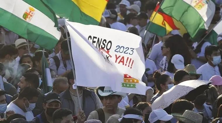 Justicia cierra el caso contra líderes cruceños por el paro de 36 días de 2022 que exigía adelantar el censo