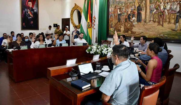 El Concejo aprueba el POA 2027 del municipio de Santa Cruz con un presupuesto de Bs 4.508 millones