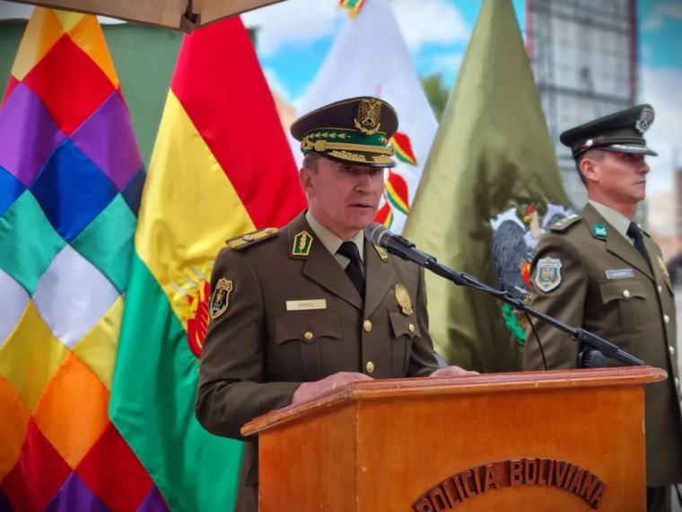 Mirko Sokol renuncia al mando de la Policía a 9 meses de haber asumido el cargo y en medio de un proceso