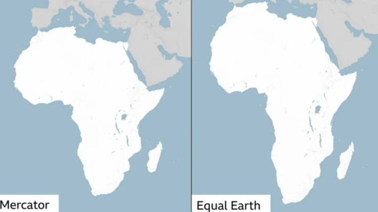 La ONU aprueba un nuevo mapamundi que refleja el tamaño real de África