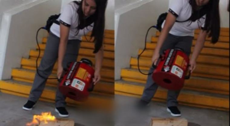 ¿Apagar fuego con sonido? Una estudiante logró lo impensable (video)