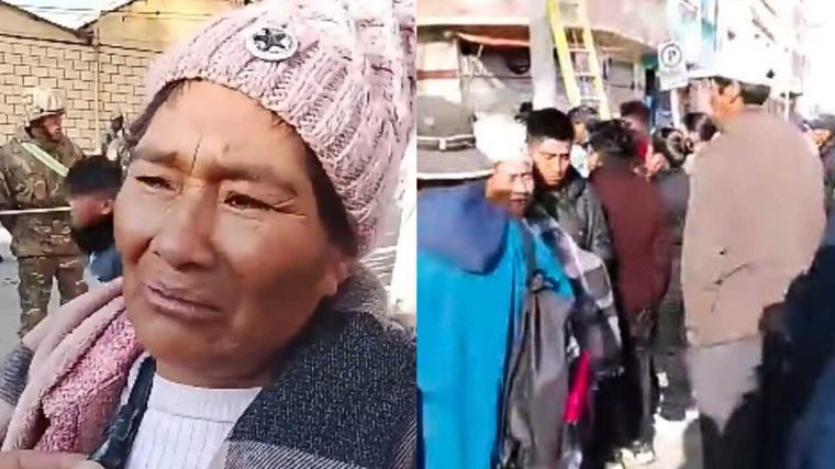 “Mi hijo debe estar entre los escombros”: familiares de desaparecidos esperan noticias tras explosión en Viacha