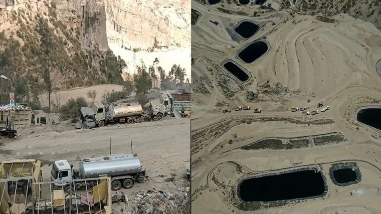 Lema denuncia filtración de lixiviados en el relleno de Sak’a Churu y muestra que carros basureros no pueden ingresar al lugar