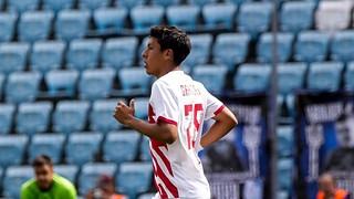 Santiago Cuiza debutó en Ucrania con la camiseta del Kryvbas