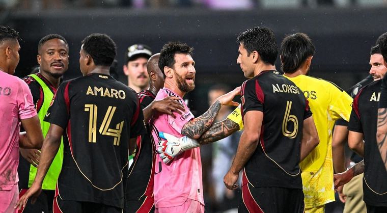 Messi y Junior Alonso casi se van a los golpes en la MLS