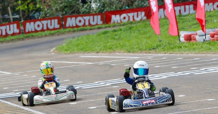 Cristóbal Careaga gana por primera vez en una fecha nacional de karting con cuatro años y 10 meses