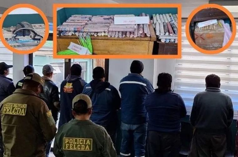 Operativo contra la minería ilegal halla campamento y maquinaria moderna con una inversión estimada de $us 5 millones