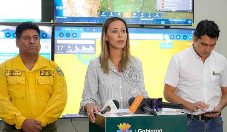 Gobernación reporta cinco incendios y fortalece líneas de defensa