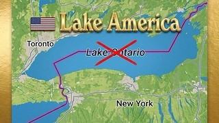 En adelante es Lago América, no Lago Ontario, al menos en Google Maps
